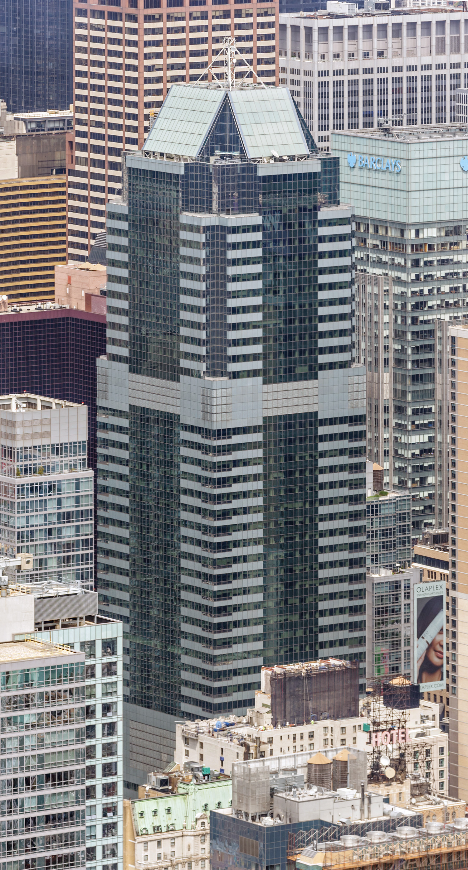 The Morgan Stanley Building, New York City - View from The Edge. © Mathias Beinling